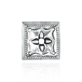 Square Ring Tops with Star Pattern (7.00 mm - 8.00 mm)