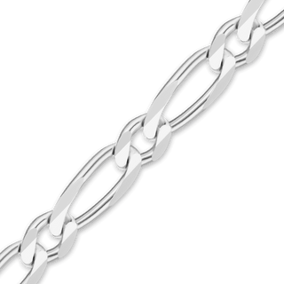 Bulk / Spooled Single Figaro Chain in Sterling Silver (1.20 mm - 6.80 mm)