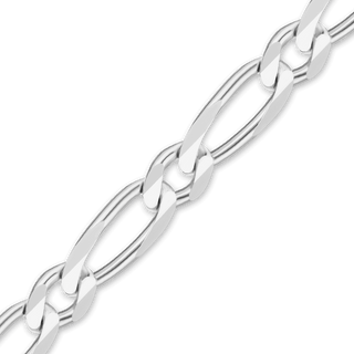 Bulk / Spooled Single Figaro Chain in Sterling Silver (1.70 mm - 6.80 mm)