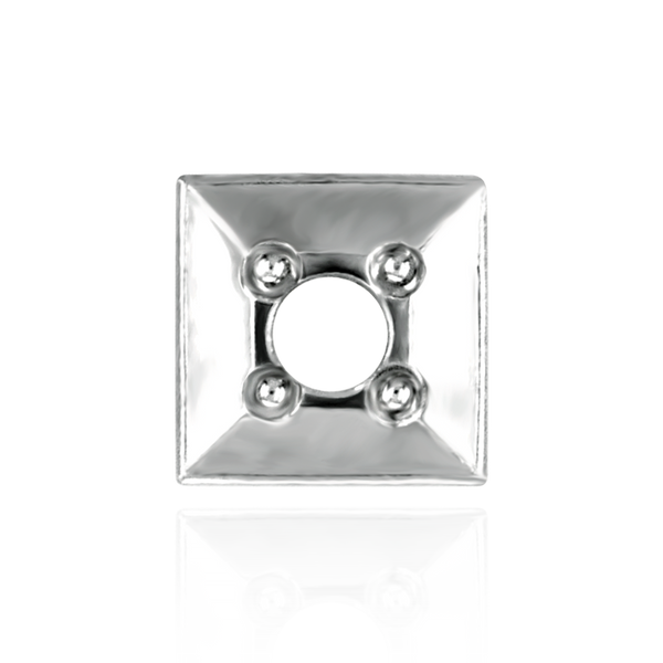 Square Plates for Round Stone (5.50 mm - 9.00 mm)