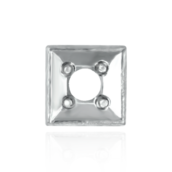 Square Plates for Round Stone (5.50 mm - 9.00 mm)