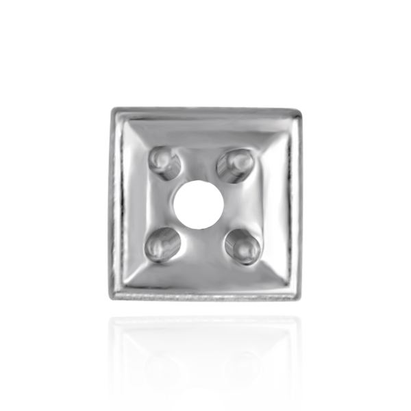 Square Plates for Round Stone (5.50 mm - 9.00 mm)