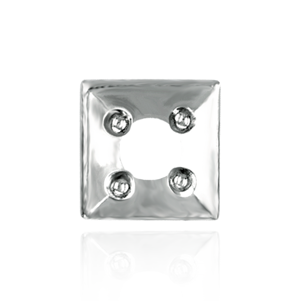 Square Plates for Round Stone (5.50 mm - 9.00 mm)