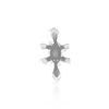 V-End Marquise Shape Solitaire Settings in Sterling Silver (6.00 x 3.00 mm - 19.00 x 11.00 mm)