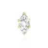 Six Prong Pear Shape Tiffany Settings With Peg in 14K Gold (3.00 x 1.75 mm - 15.00 x 9.00 mm)
