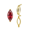 V-End Marquise Shape Wire Basket Settings in 14K Gold (3.50 x 1.50 mm - 20.00 x 10.00 mm)