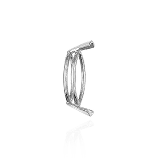 V-End Marquise Shape Wire Basket Settings in Sterling Silver (3.50 x 1.50 mm - 20.00 x 10.00 mm)