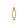 V-End Marquise Shape Wire Basket Settings in 14K Gold (3.50 x 1.50 mm - 20.00 x 10.00 mm)