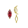 V-End Marquise Shape Wire Basket Settings in 14K Gold (3.50 x 1.50 mm - 20.00 x 10.00 mm)