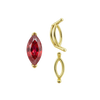 V-End Marquise Shape Wire Basket Settings in 14K Gold (3.50 x 1.50 mm - 20.00 x 10.00 mm)