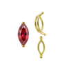 V-End Marquise Shape Wire Basket Settings in 14K Gold (3.50 x 1.50 mm - 20.00 x 10.00 mm)