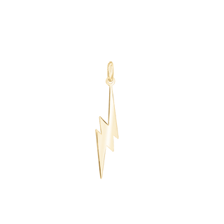 Double Lightning Bolt in 14K Gold (11 x 2 mm - 35 x 10 mm)