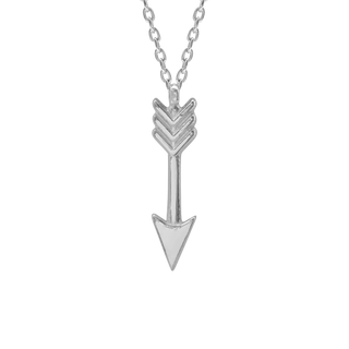 Arrow Necklace in Sterling Silver (21 x 5 mm)