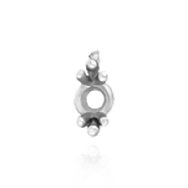 Marquise Shape Illusion Settings for One Round Stone (1.30 mm - 2.75 mm)
