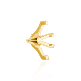 Six Prong Marquise Shape Tiffany Settings With Peg in 14K Gold (4.25 x 1.75 mm - 17.00 x 9.00 mm)