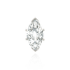 V-End Marquise Shape Tiffany Settings With Peg in 14K Gold (6.00 x 3.00 mm - 10.50 x 5.00 mm)