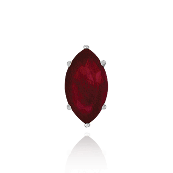 Six Prong Marquise Shape Tapered Base Wire Basket Settings in Sterling Silver (4.25 x 1.75 mm - 21.00 x 10.50 mm)