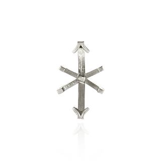 V-End Marquise Shape Tiffany Settings with Peg in 14K Gold (6.00 x 3.00 mm - 14.75 x 7.25 mm)