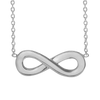 Infinity Necklace in Sterling Silver (19 x 8 mm)