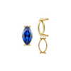 Four Prong Marquise Shape Single Base Settings in 14K Gold (6.00 x 3.00 mm - 14.00 x 7.00 mm)
