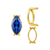 Four Prong Marquise Shape Single Base Settings in 14K Gold (6.00 x 3.00 mm - 20.00 x 10.00 mm)