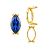 Four Prong Marquise Shape Single Base Settings in 14K Gold (6.00 x 3.00 mm - 20.00 x 10.00 mm)