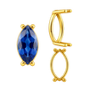 Four Prong Marquise Shape Single Base Settings in 14K Gold (6.00 x 3.00 mm - 20.00 x 10.00 mm)
