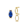 Four Prong Marquise Shape Single Base Settings in 14K Gold (6.00 x 3.00 mm - 14.00 x 7.00 mm)