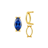 Four Prong Marquise Shape Single Base Settings in 14K Gold (6.00 x 3.00 mm - 20.00 x 10.00 mm)
