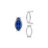 Four Prong Marquise Shape Single Base Settings in Sterling Silver (6.00 x 3.00 mm - 20.00 x 10.00 mm)