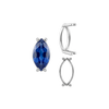 Four Prong Marquise Shape Single Base Settings in Sterling Silver (6.00 x 3.00 mm - 20.00 x 10.00 mm)