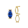 Four Prong Marquise Shape Single Base Settings in 14K Gold (6.00 x 3.00 mm - 14.00 x 7.00 mm)