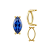 Four Prong Marquise Shape Single Base Settings in 14K Gold (6.00 x 3.00 mm - 14.00 x 7.00 mm)