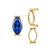 Four Prong Marquise Shape Single Base Settings in 14K Gold (6.00 x 3.00 mm - 14.00 x 7.00 mm)