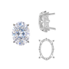 Four Prong Oval Filigree Settings in Sterling Silver (5.00 x 3.00 mm - 20.00 x 15.00 mm)