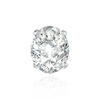 Four Prong Oval Tapered Settings With Pads in Sterling Silver (5.00 x 3.00 mm - 16.00 x 12.00 mm)