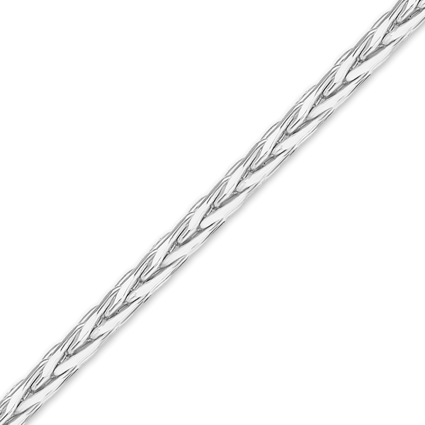 Bulk / Spooled Spiga Chain in Sterling Silver (1.10 mm)