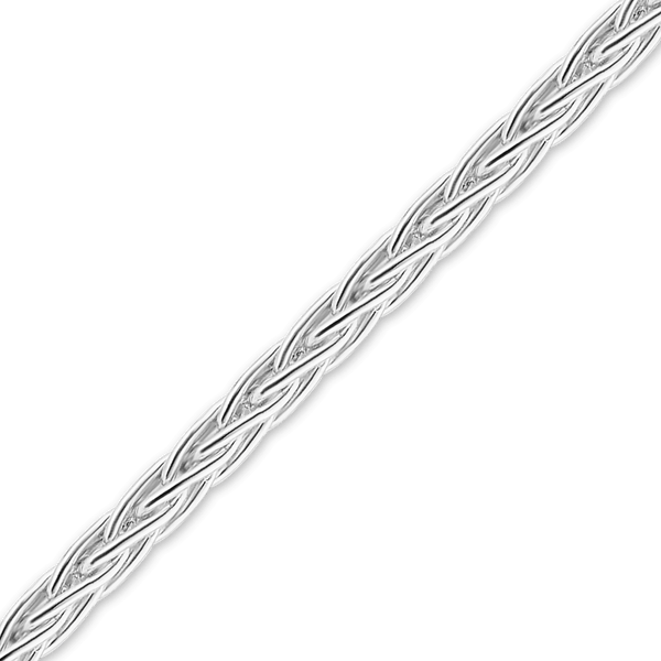 Bulk / Spooled Spiga Chain in Sterling Silver (1.20 mm)