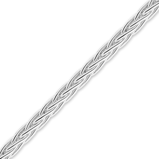 Bulk / Spooled Spiga Chain in Sterling Silver (1.20 mm)