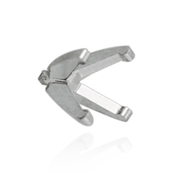 Four Prong Round Light and Low Tiffany Settings With Peg in 18K Gold (3.60 mm - 9.75 mm)