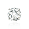 Four Prong Round Light and Low Tiffany Settings With Peg in Platinum (3.60 mm - 9.75 mm)