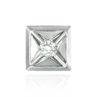 Square Plates for Round Stone with Patterned Top (7.00 mm - 8.00 mm)