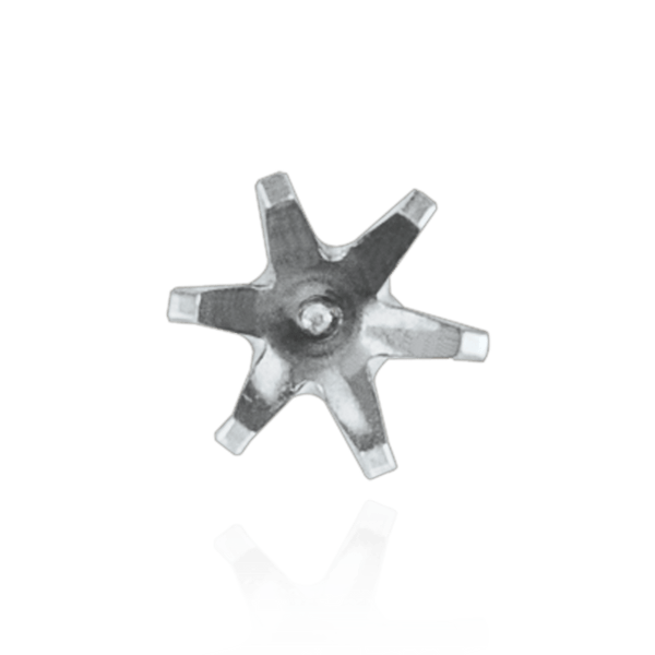 Six Prong Round Tiffany Settings With Peg in 14K Gold (4.00 mm - 8.00 mm)