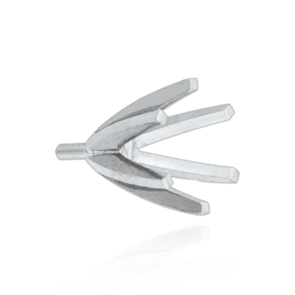 Six Prong Round High Tiffany Settings With Peg in Sterling Silver (Die-Struck) (3.25 mm - 8.00 mm)