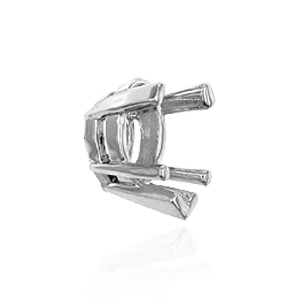 V-End Pear Shape Heavy Tapered Settings in 14K Gold (6.00 x 4.00 mm - 26.00 x 18.00 mm)