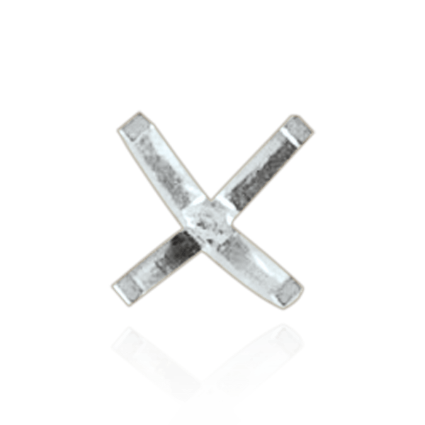 Four Prong Round Medium High Tiffany Settings With Peg in 14K Gold (Die-Struck) (3.00 mm - 6.50 mm)