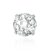 Four Prong Round Medium High Tiffany Settings With Peg in 14K Gold (Die-Struck) (3.00 mm - 6.50 mm)