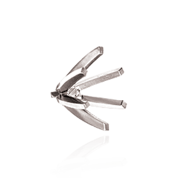 Six Prong Oval Solitaire Settings With Peg in 14K Gold (5.50 x 3.50 mm - 12.00 x 10.00 mm)