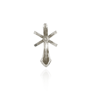 V-End Pear Shape Tiffany Settings With Peg in 14K Gold (4.50 x 2.75 mm - 9.75 x 6.50 mm)