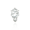 V-End Pear Shape Tiffany Settings With Peg in 14K Gold (4.50 x 2.75 mm - 9.75 x 6.50 mm)